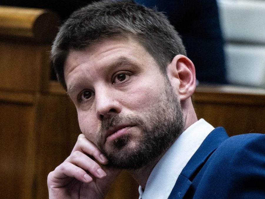 Predseda PS Michal Šimečka.