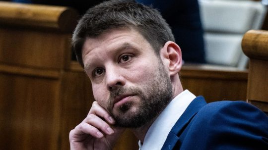 Predseda PS Michal Šimečka.