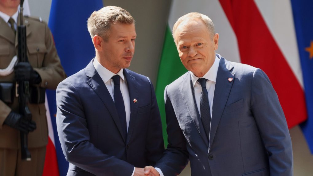 P&eacute;ter Magyar a Donald Tusk