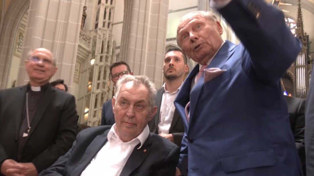 Miloš Zeman a Rudolf Schuster