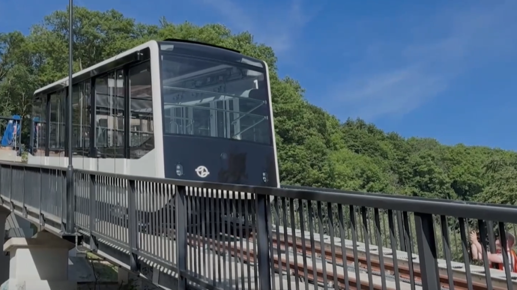 Lanovka na Petřín.