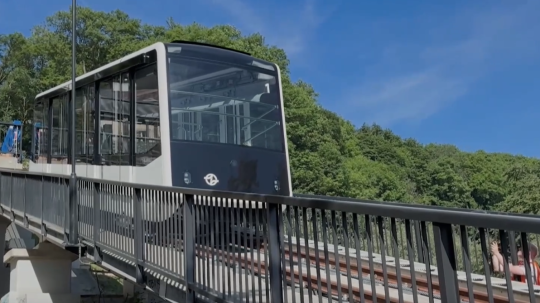 Lanovka na Petřín.