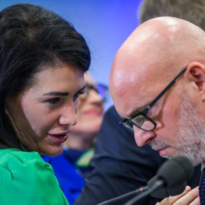 Na snímke Jana Bittó Cigániková a Branislav Gröhling.