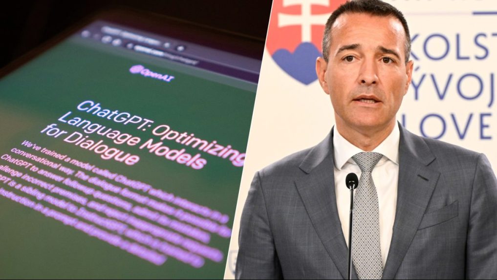 Na kombosnímke logo ChatGPT a Tomáš drucker.