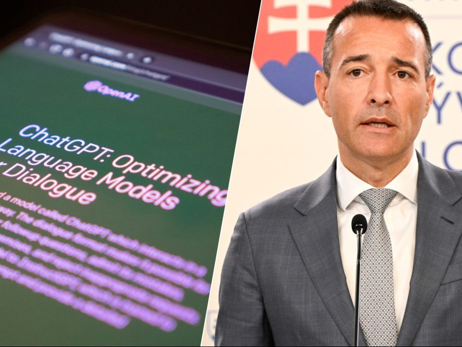 Na kombosnímke logo ChatGPT a Tomáš drucker.