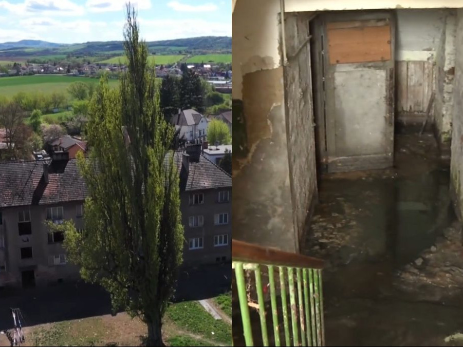 Smrad, fekálie a strach z epidémie: Obyvatelia bytových domov vo Fiľakove sú zúfalí, vlastník nariadenia ignoruje