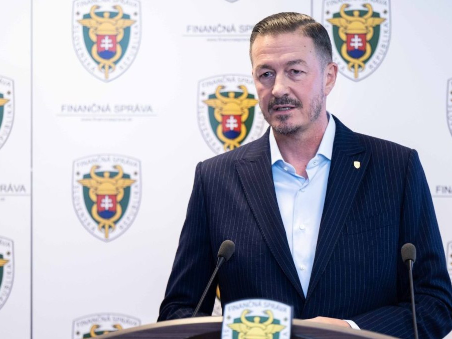 Na snímke prezident Finančnej správy SR Jozef Kiss.