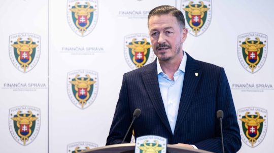 Na snímke prezident Finančnej správy SR Jozef Kiss.