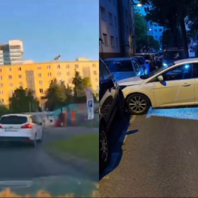 Unikajúce auto nezvládlo riadenie.