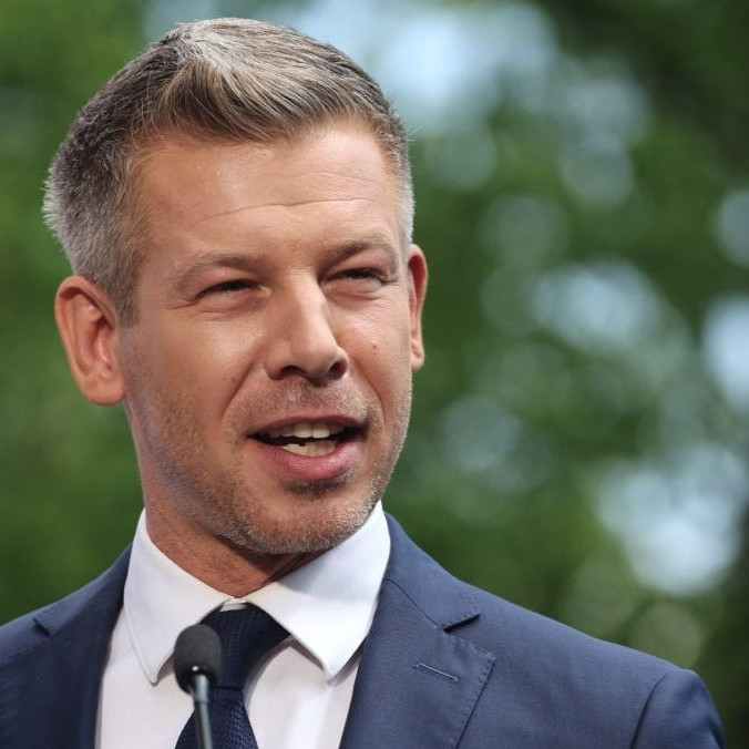 Na snímke Péter Magyar.