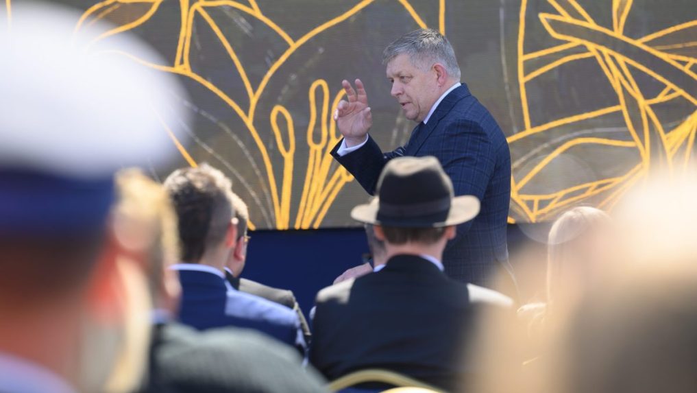 Na snímke Robert Fico.