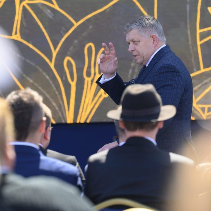 Na snímke Robert Fico.