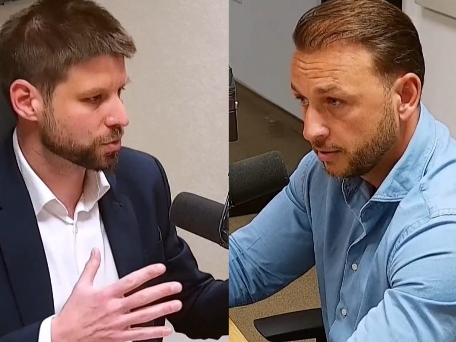 Michal Šimečka a Matúš Šutaj Eštok
