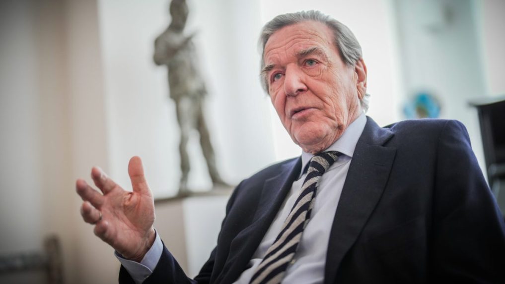Bývalý nemecký kancelár Gerhard Schröder.
