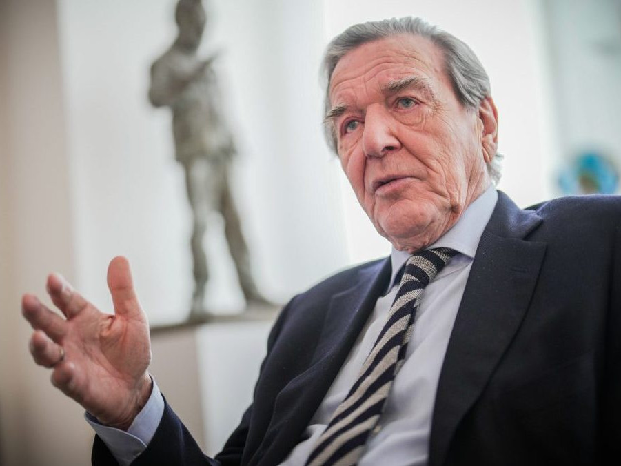 Bývalý nemecký kancelár Gerhard Schröder.