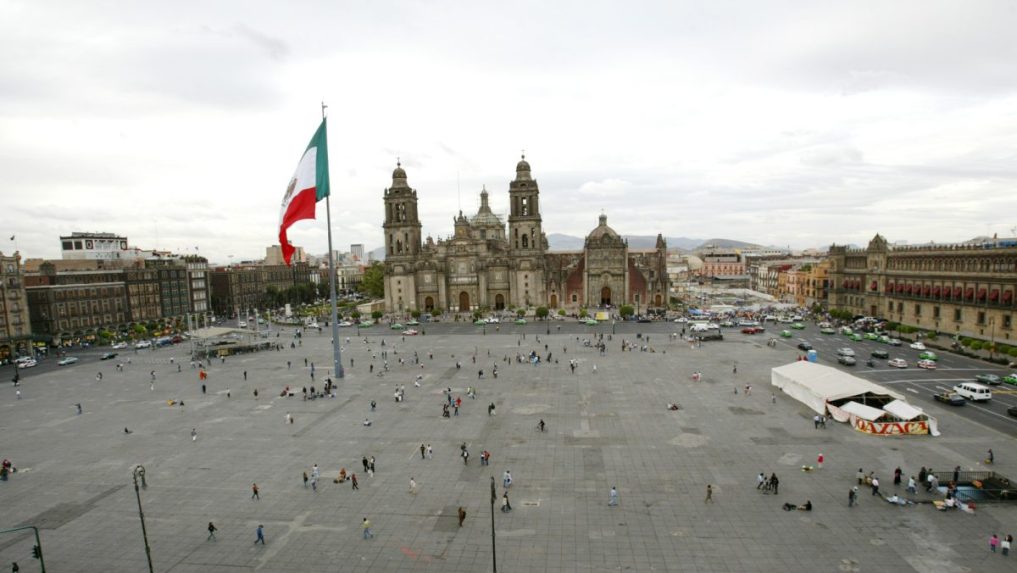 Plaza de la Constitución známejšie aj ako Zócalo.