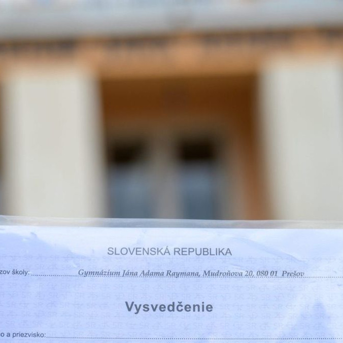Vysvedčenie študenta prešovského gymnázia.