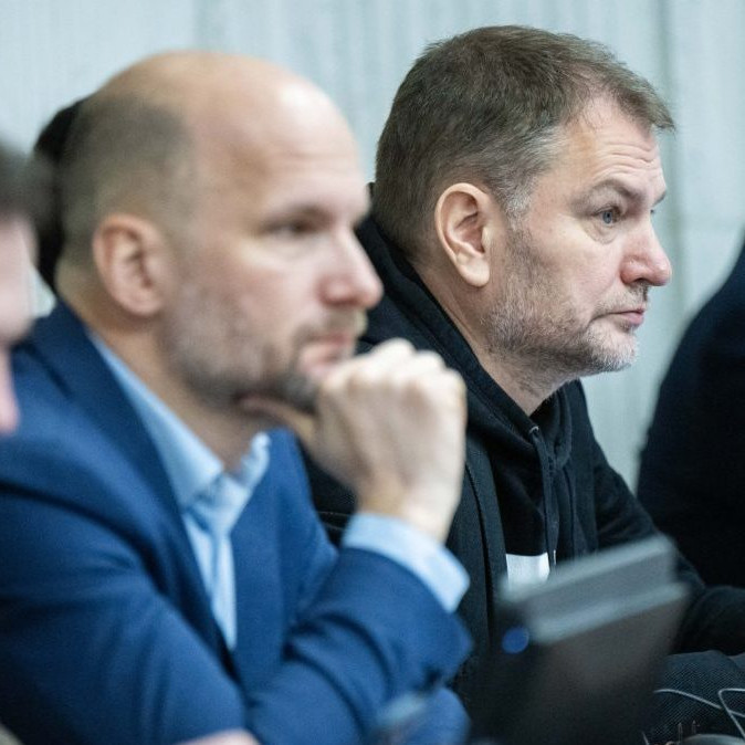 Na snímke poslanci NRSR zľava Michal Šipoš, Gábor Grendel, Igor Matovič a Roman Mikulec (Slovensko).