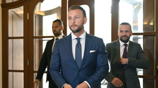 Minister vnútra Matúš Šutaj Eštok.