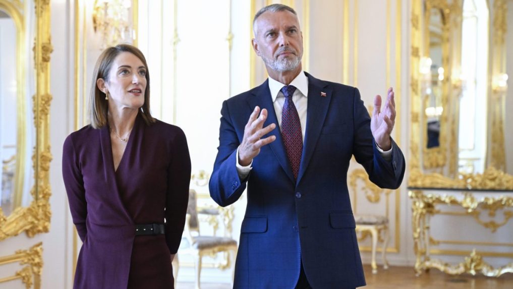 Roberta Metsolová sa na návšteve Slovenska stretla aj s Richardom Rašim.
