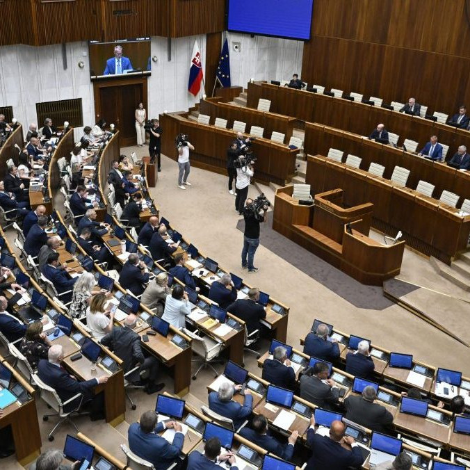 Rokovacia sála parlamentu.