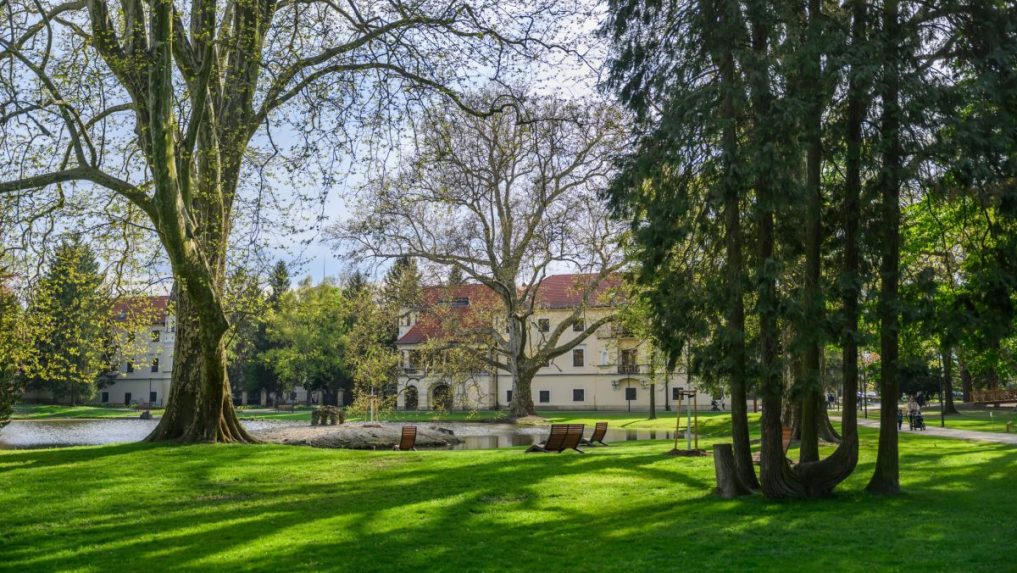 Zrekonštruovaný Kaštieľsky park v Stupave.