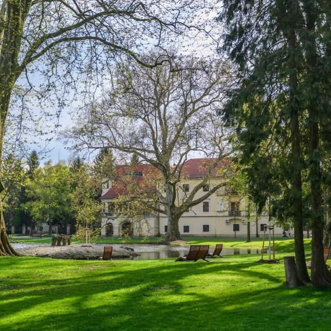 Zrekonštruovaný Kaštieľsky park v Stupave.