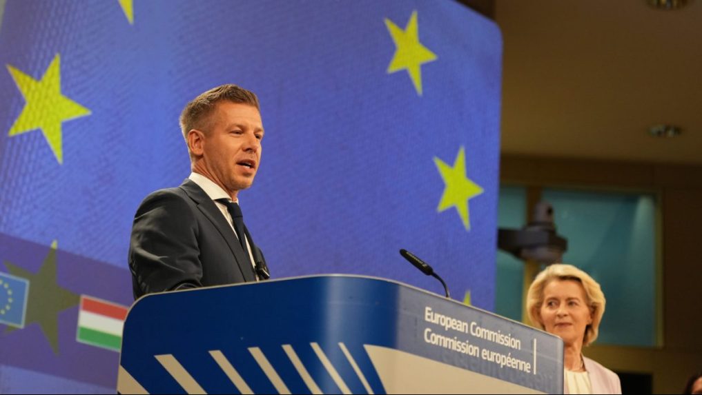 Péter Magyar a Ursula von der Leyenová