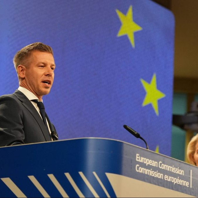 Péter Magyar a Ursula von der Leyenová