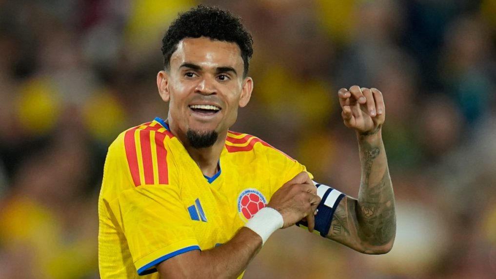 Futbalista Kolumbie Luis Diaz.