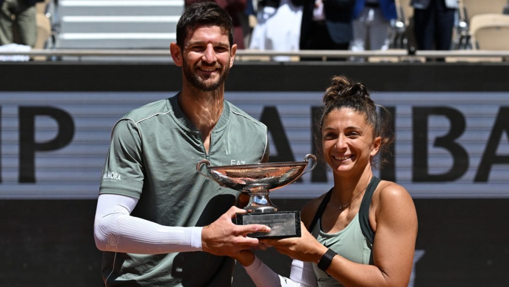 Sara Errani a Andrea Vavassori