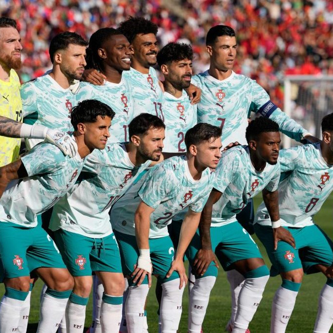 Futbalisti Portugalska pred prípravným duelom pred MS 2026.