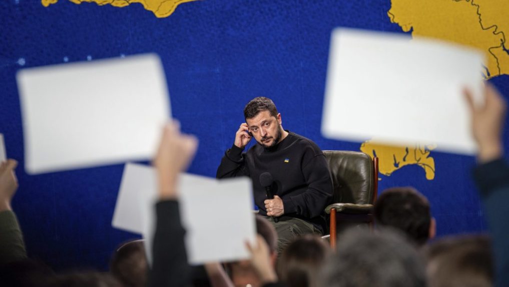 Ukrajinský prezident Volodymyr Zelenskyj.