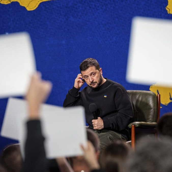 Ukrajinský prezident Volodymyr Zelenskyj.