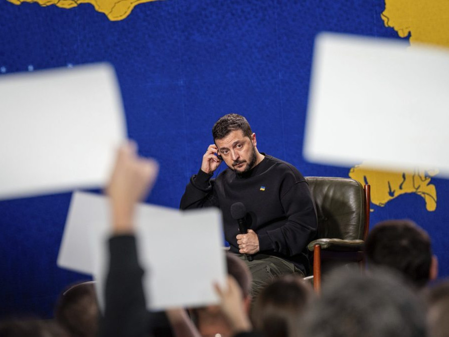 Ukrajinský prezident Volodymyr Zelenskyj.
