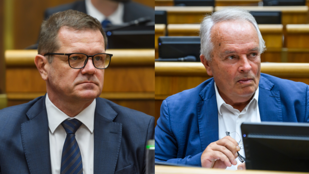 Zľava Peter Kmec a Miroslav Radačovský.