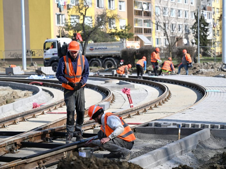električková trať v Košiciach