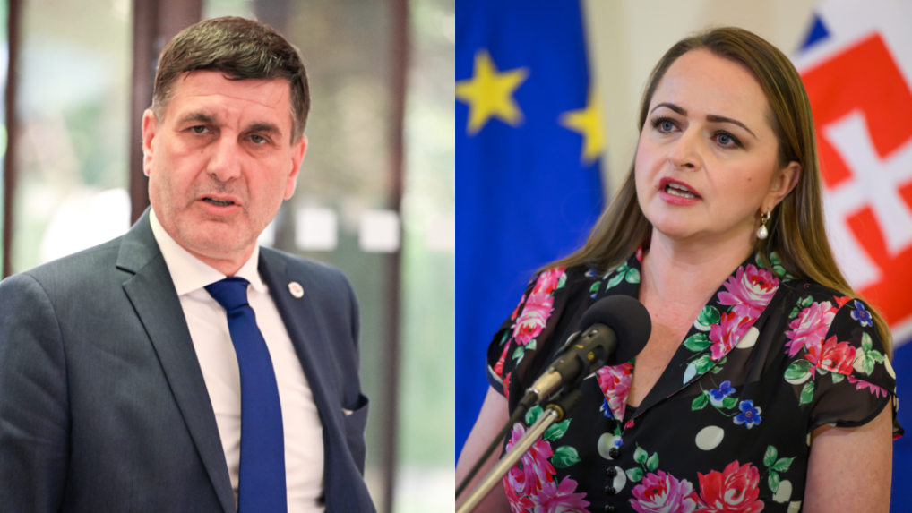 Branislav Ondruš a Monika Uhlerová.