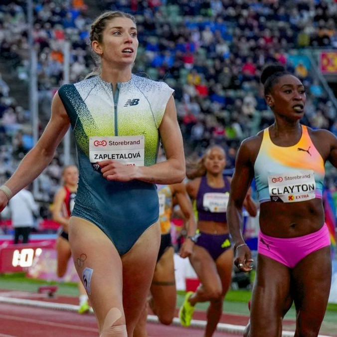 Slovenská atlétka Emma Zapletalová.