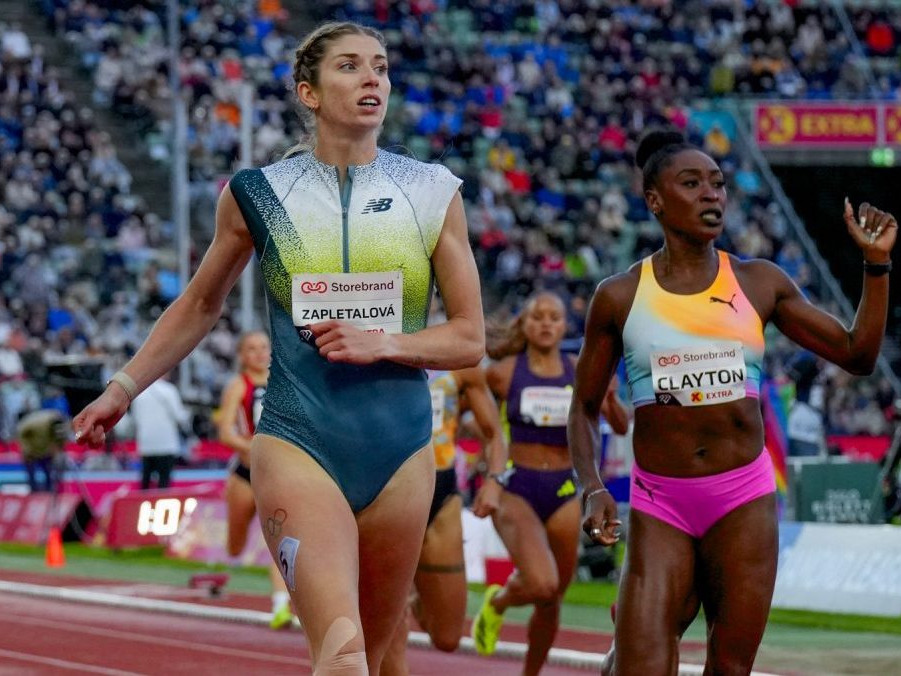 Slovenská atlétka Emma Zapletalová.