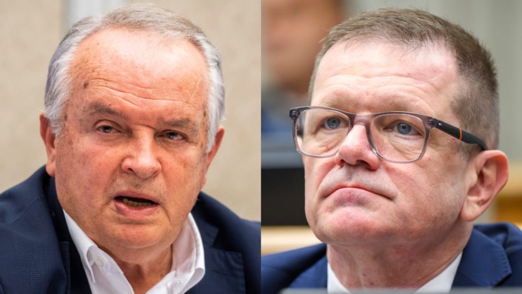 Na snímke Miroslav Radačovský a Peter Kmec.