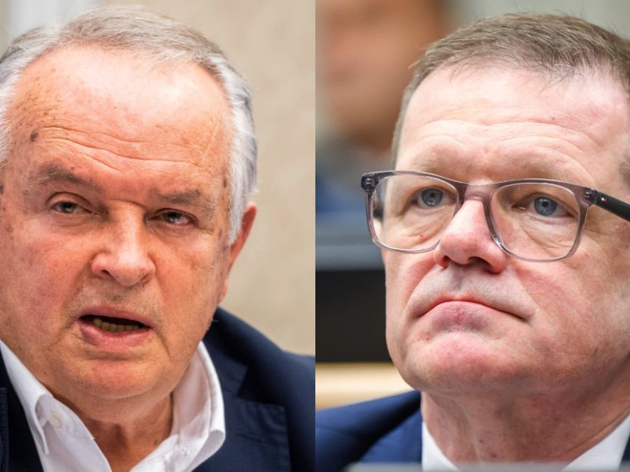 Na snímke Miroslav Radačovský a Peter Kmec.