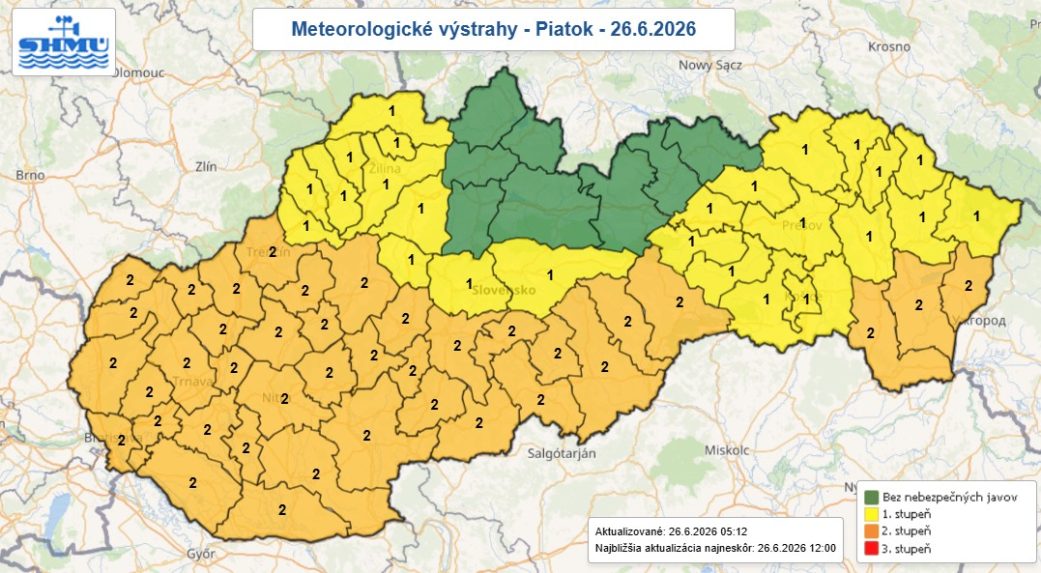 Na sn&iacute;mke mapa v&yacute;strah. 