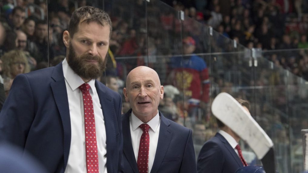 Michal Handzuš a Craig Ramsay.