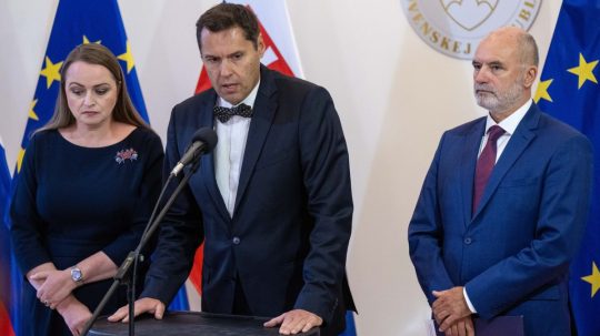 Zľava Monika Uhlerová, Rastislav Machunka a Mário Lelovský.