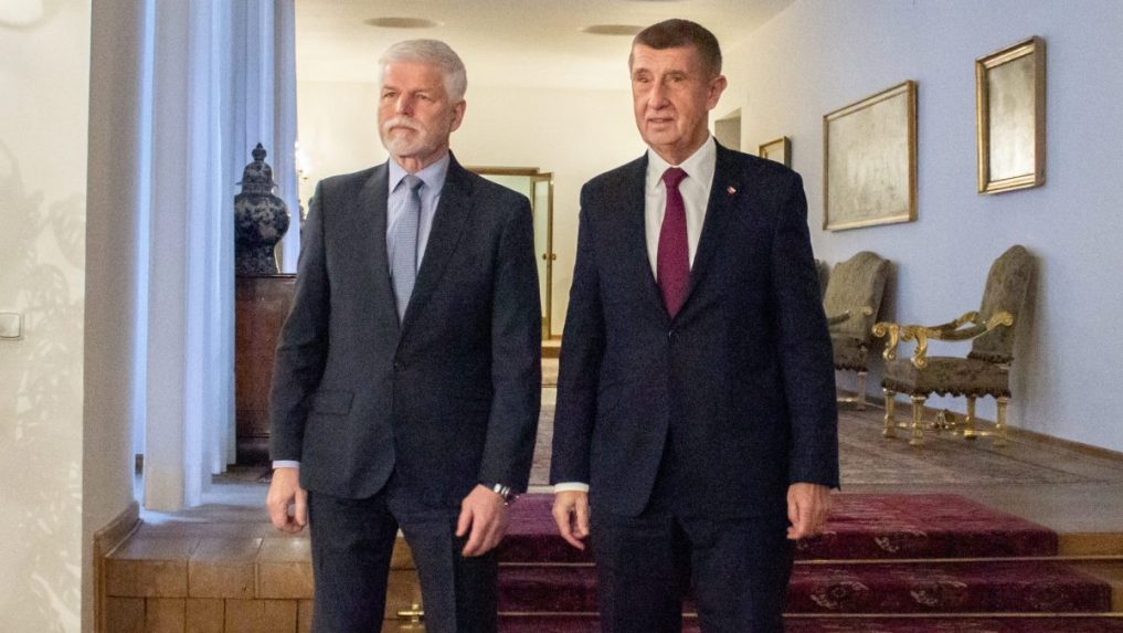 Český prezident Petr Pavel a premiér ČR Andrej Babiš.