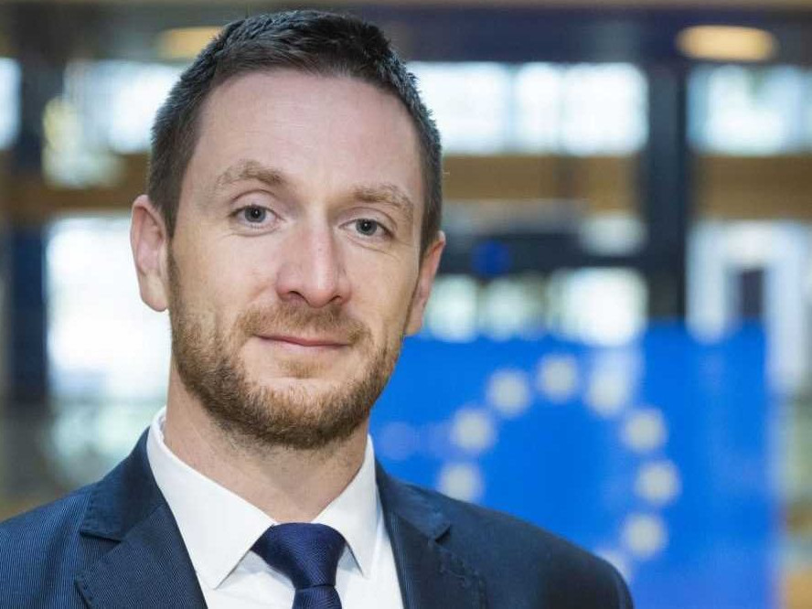 Na snímke europoslanec Milan Uhrík.
