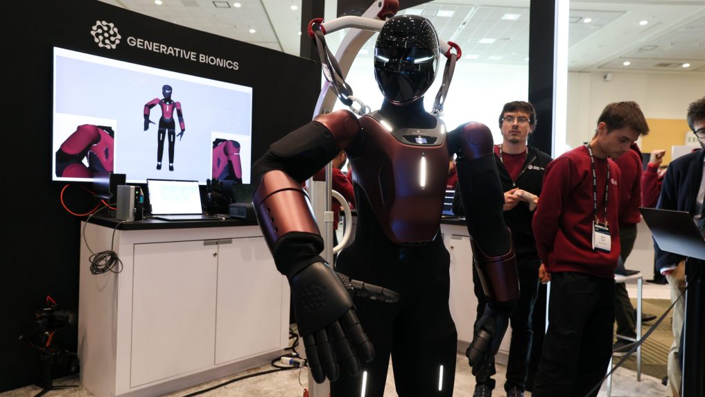 
 humanoidný robot		