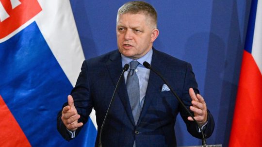 Premiér SR Robert Fico (Smer-SD).