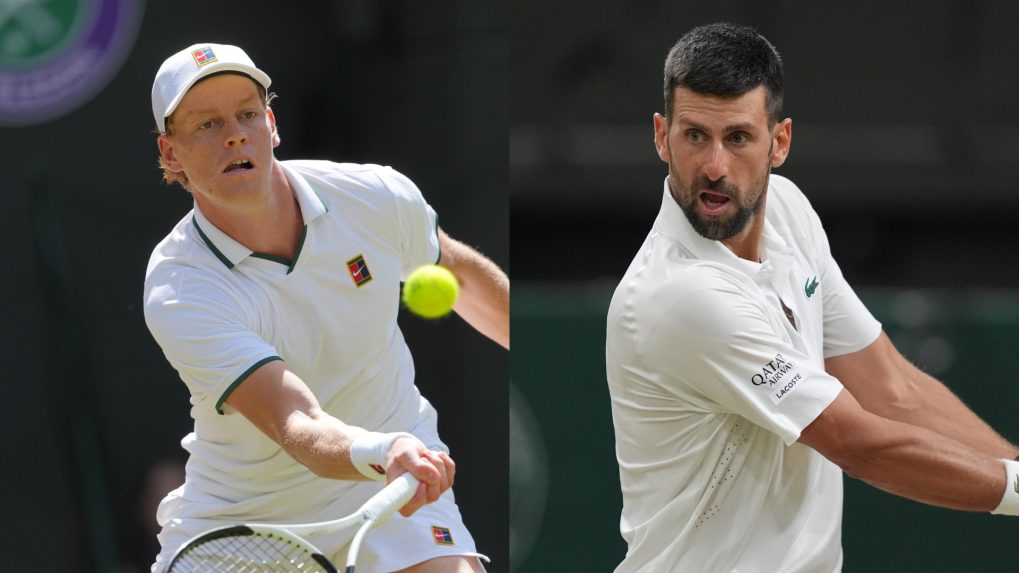Jannik Sinner a Novak Djokovič